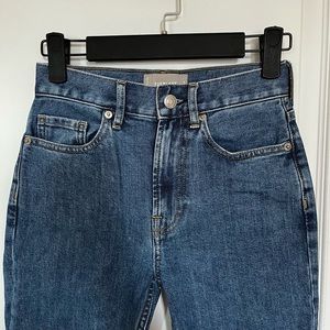 Everlane High Rise Med. Blue Skinny Jean Size 23